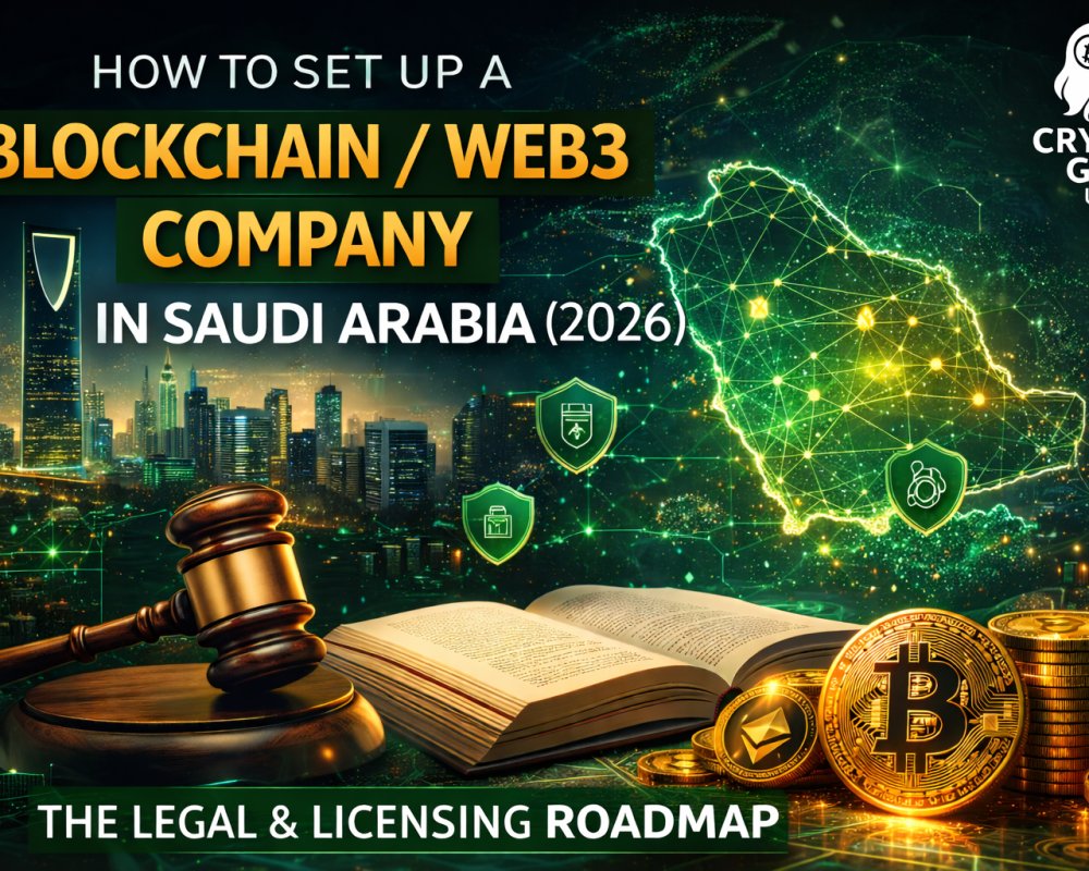 How to Set Up a Blockchain / Web3 Company in Saudi Arabia (2026) — The Legal & Licensing Roadmap